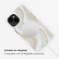 Selencia Vivid Case with MagSafe Apple iPhone 14 - Desert Waves Beige