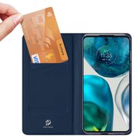 Dux Ducis Slim Softcase Bookcase Motorola Moto G52 / G82 - Blauw