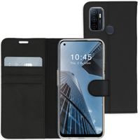 Accezz Wallet Softcase Bookcase Oppo A53 / A53s - Zwart