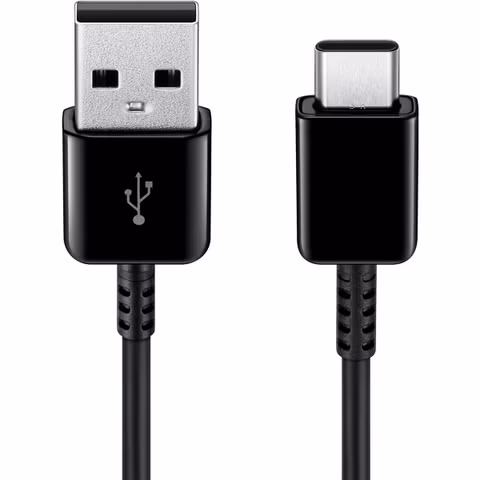 Samsung Originele USB-C naar USB-A kabel in Fabrieksverpakking - 1.5 meter - 18 Watt - Zwart