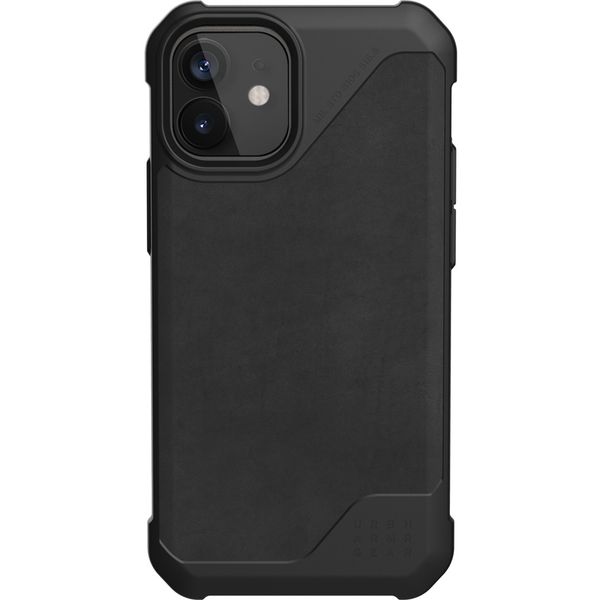 UAG Metropolis LT Backcover iPhone 12 Mini - Leather Black