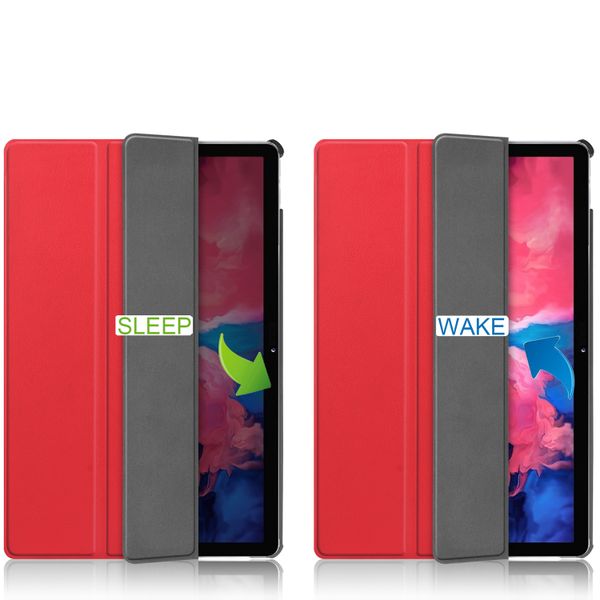 imoshion Trifold Bookcase Lenovo Tab P11 / P11 Plus - Rood