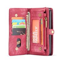 CaseMe Luxe Lederen 2 in 1 Portemonnee Bookcase Samsung Galaxy A40