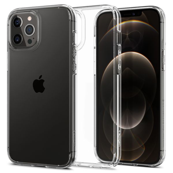 Spigen Ultra Hybrid Backcover iPhone 12 (Pro) - Transparant