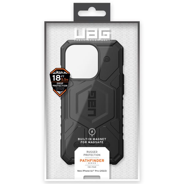 UAG Pathfinder Backcover MagSafe Apple iPhone 14 Pro - Zwart