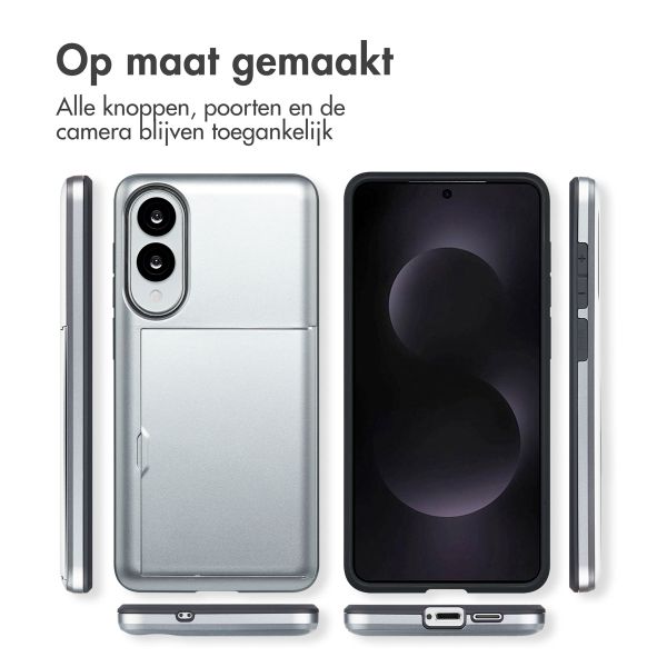 imoshion Backcover met pasjeshouder Samsung Galaxy S25 Edge - Grijs