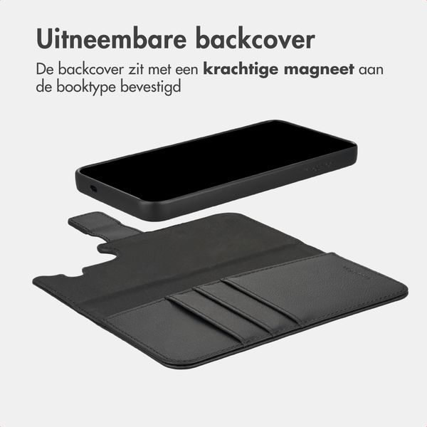 imoshion Uitneembare 2-in-1 Luxe Bookcase Samsung Galaxy S26 - Zwart