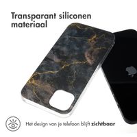 imoshion Design hoesje Apple iPhone 15 Plus - Black Marble