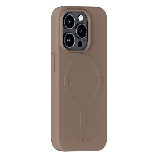 Holdit Soft MagSafe Case Apple iPhone 15 Pro - Mocha Brown