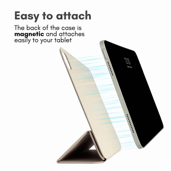 imoshion Magnetic Book Case Apple iPad Pro 13 (2025) M5 / (2024) M4 - Beige