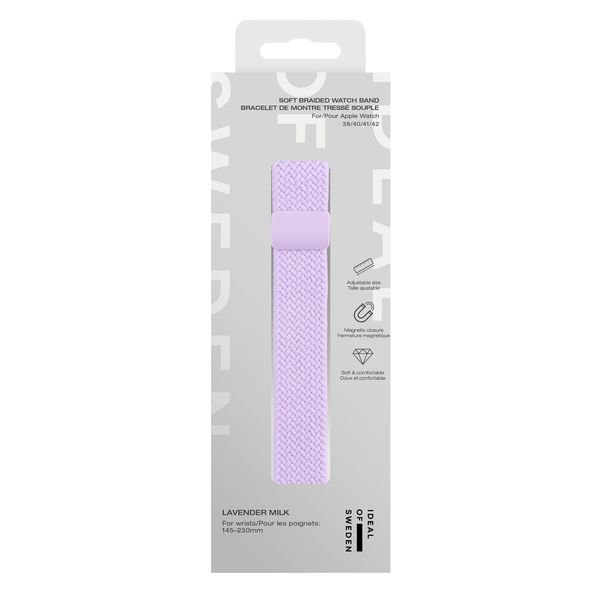 iDeal of Sweden Soft Braid Watch Band Apple Watch | 44/45/46/49 mm - Lavender Milk