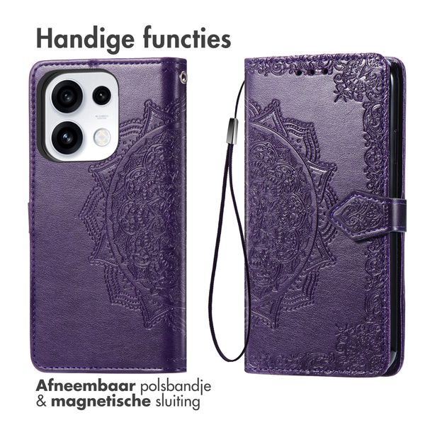 imoshion Mandala Bookcase Oppo Reno 16 / 16 Pro - Paars