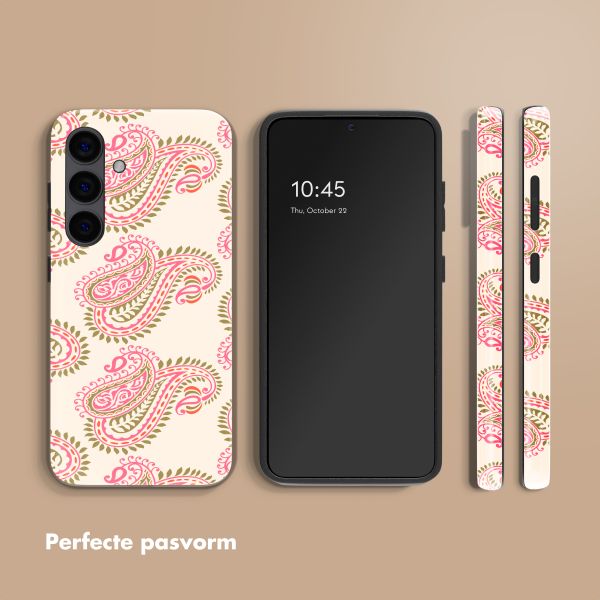 Selencia Vivid Backcover Samsung Galaxy S24 - Paisley Blush