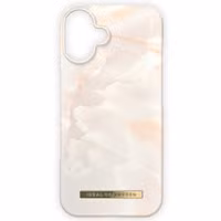 iDeal of Sweden Fashion Backcover Apple iPhone 16 - Rose Pearl Marble