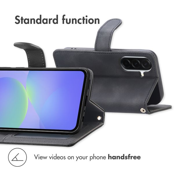 imoshion Bookcase with Strap Samsung Galaxy A37 (5G) - Black