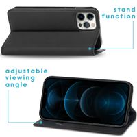 imoshion Slim Folio Bookcase iPhone 12 (Pro) - Zwart