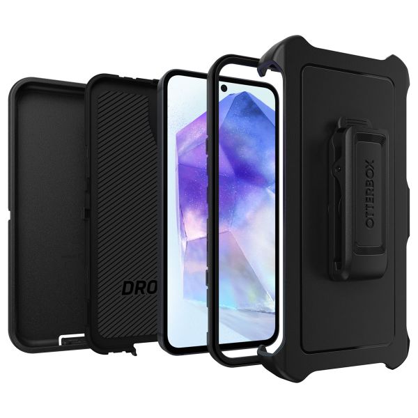 OtterBox Defender Rugged Backcover Samsung Galaxy A55 - Zwart