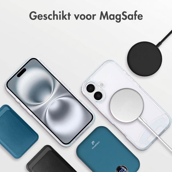 imoshion MagSafe Backcover met afneembaar koord Apple iPhone 16 Plus - Transparant
