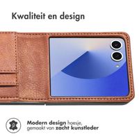 imoshion Luxe Bookcase Samsung Galaxy Z Flip 7 - Bruin