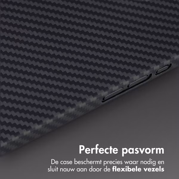 Accezz MagSafe Kevlar® Backcover Apple iPhone 17e / 16e - Zwart