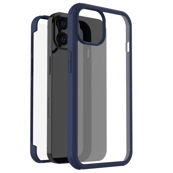 Accezz 360° Full Protective Cover iPhone 14 Pro - Blauw