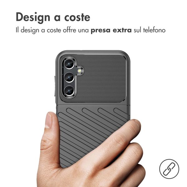 imoshion Thunder Backcover Samsung Galaxy A14 (5G/4G) - Zwart