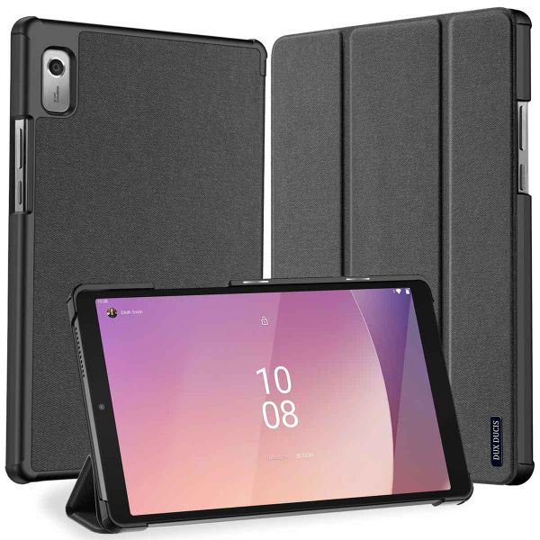 Dux Ducis Domo Bookcase Lenovo Tab M9 - Zwart