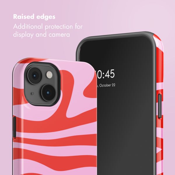 Selencia Vivid Back Cover with MagSafe Apple iPhone 14 - Dream Swirl Pink