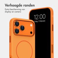 imoshion Color Backcover met Thin MagSafe Ring Apple iPhone 17 Pro - Oranje