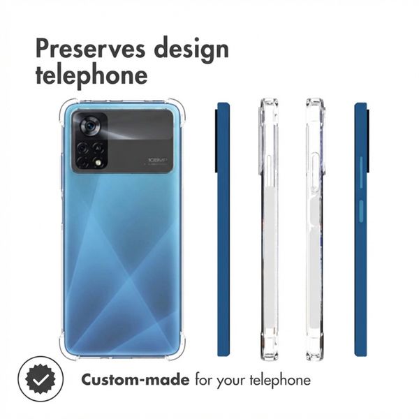 imoshion Shockproof Case Xiaomi Poco X4 Pro 5G - Transparant
