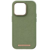 Njorð Collections Suède Comfort+ Case iPhone 14 Pro - Olive