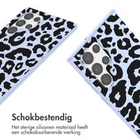 imoshion Siliconen design hoesje met koord Samsung Galaxy S22 Ultra - Animal Lila