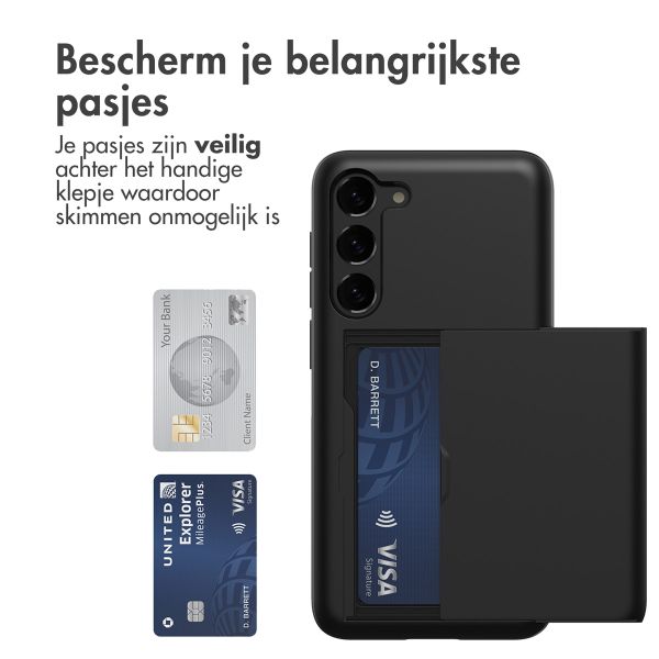 imoshion Backcover met pasjeshouder Samsung Galaxy S23 Plus - Zwart