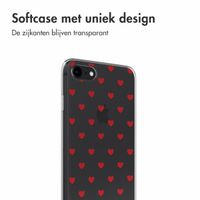 imoshion Design hoesje iPhone SE (2022 / 2020) / 8 / 7 - Red Hearts