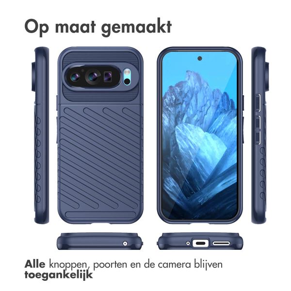 imoshion Thunder Backcover Google Pixel 9 / 9 Pro - Donkerblauw