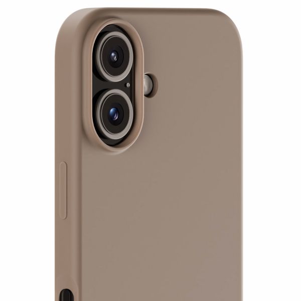 Holdit Silicone Case iPhone 16 - Mocha Brown