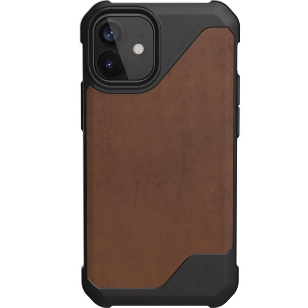 UAG Metropolis LT Backcover iPhone 12 Mini - Leather Brown