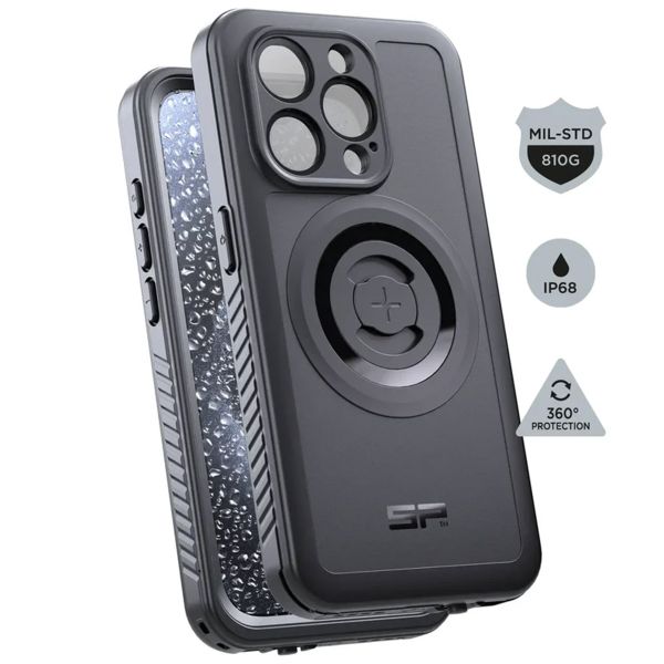 SP Connect Xtreme Series - Telefoonhoes Apple iPhone 15 Pro - Zwart