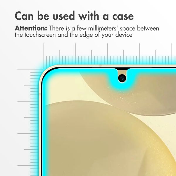 Accezz Tempered Glass Screen Protector 2-pack Samsung Galaxy S24 Plus / S25 Plus