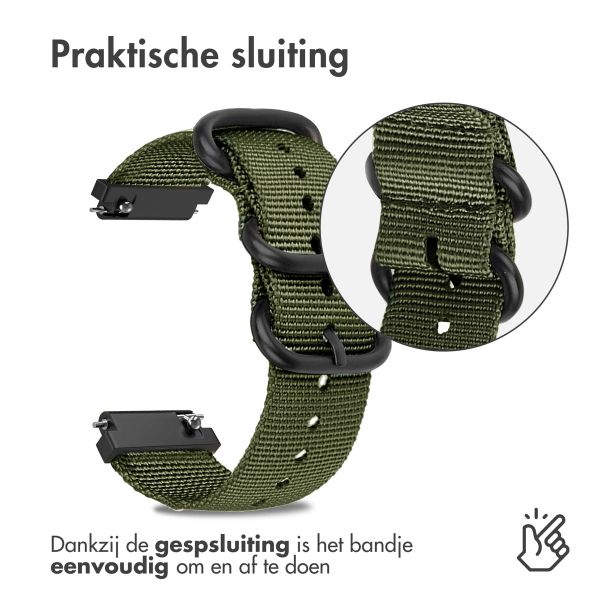 imoshion Rugged Nylon bandje  - Universeel 20 mm aansluiting - Groen