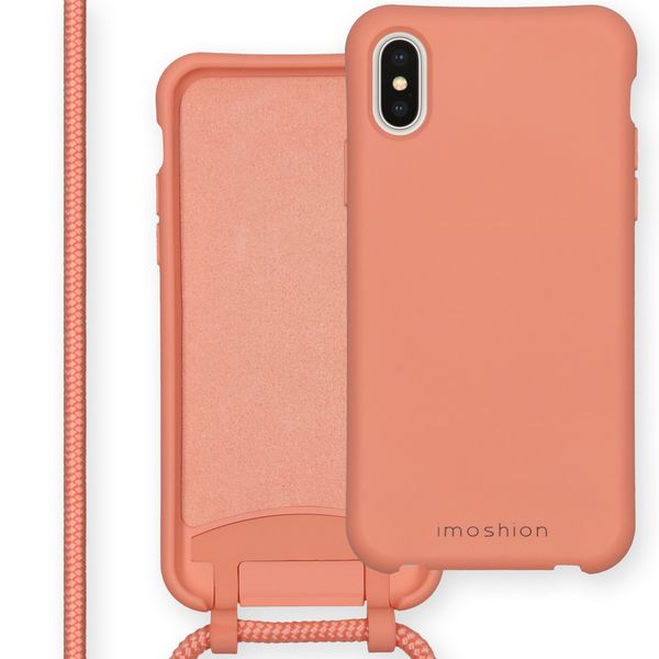 imoshion Color Backcover met afneembaar koord iPhone Xs / X - Peach