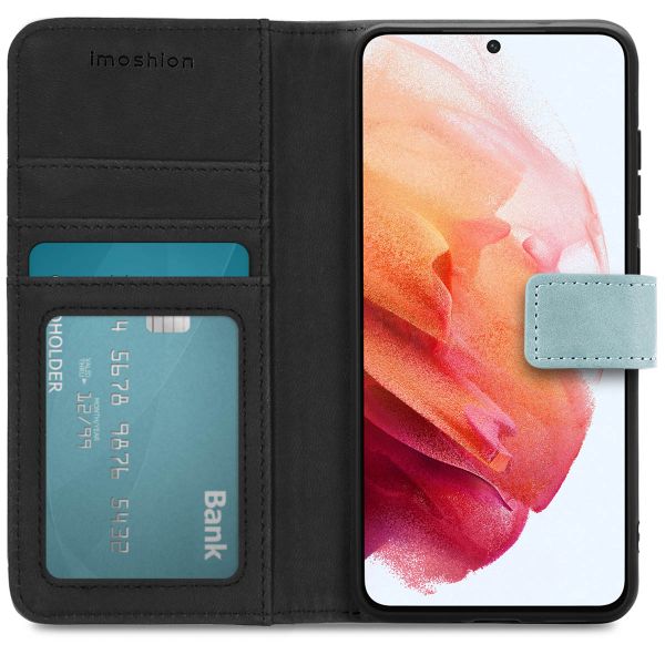 imoshion Luxe Bookcase Samsung Galaxy S21 FE - Lichtblauw