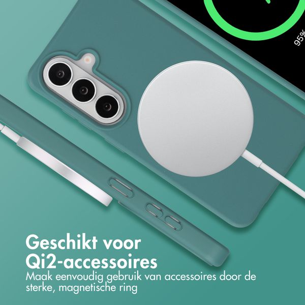 imoshion Color Backcover met afneembaar koord met MagSafe Samsung Galaxy S26 - Dark Green