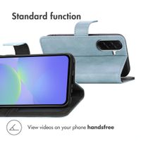 imoshion Luxury Bookcase Samsung Galaxy A37 (5G) - Light Blue