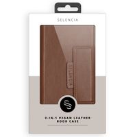 Selencia 2-in-1 Uitneembare Vegan Lederen Bookcase iPhone 12 (Pro)