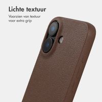 imoshion Texture Backcover Apple iPhone 17 - Donkerbruin