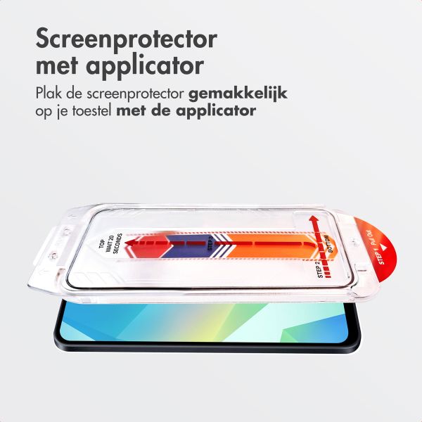 Accezz Gehard Glas Screenprotector + Applicator Samsung Galaxy A16 (4G/5G) / A17 (5G)