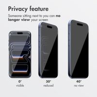 Accezz Privacy Tempered Glass Screen Protector + Applicator Apple iPhone 17 Pro