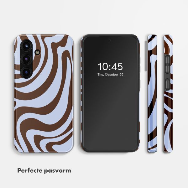 Selencia Vivid Backcover Samsung Galaxy S25 - Dream Swirl Chocolate