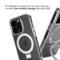 Accezz Ring Stand Backcover met MagSafe Apple iPhone 14 Pro - Transparant